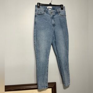 Abercrombie and Fitch criss cross jeans super skinny high rise 29 8s curve love